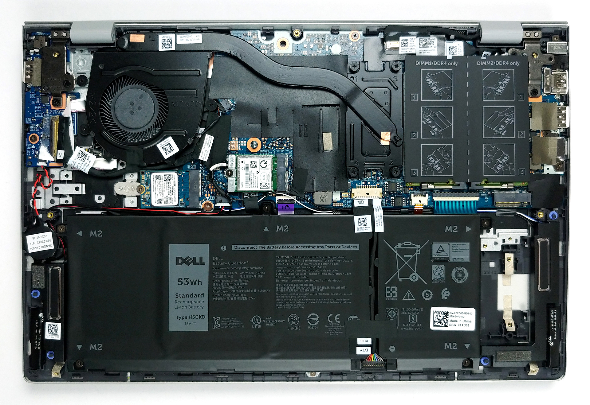 How to replace and fix DELL Inspiron 5401 5402 5405 5408 5409 LED 0PWF78 450.0KK06.0031 LCD Cable (Dell Inspiron 14 5401)